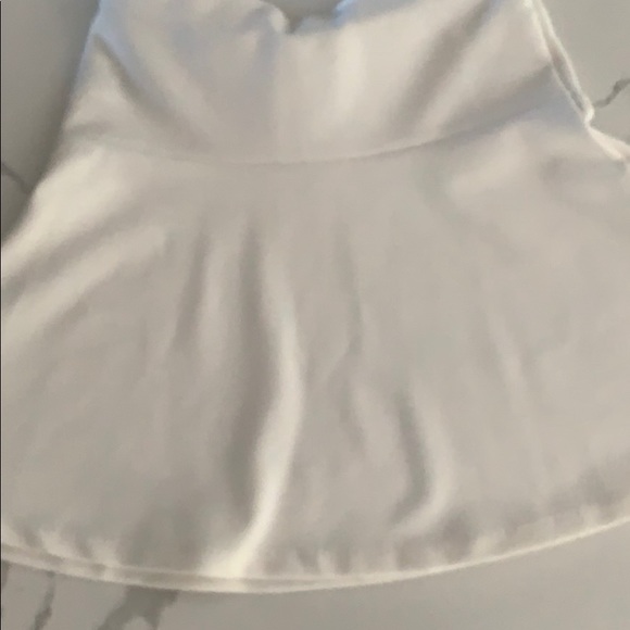 Metaphor White Stretchy Skirt - Picture 3 of 4